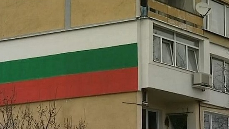 Мъж санира апартамента си като националния флаг (ВИДЕО)