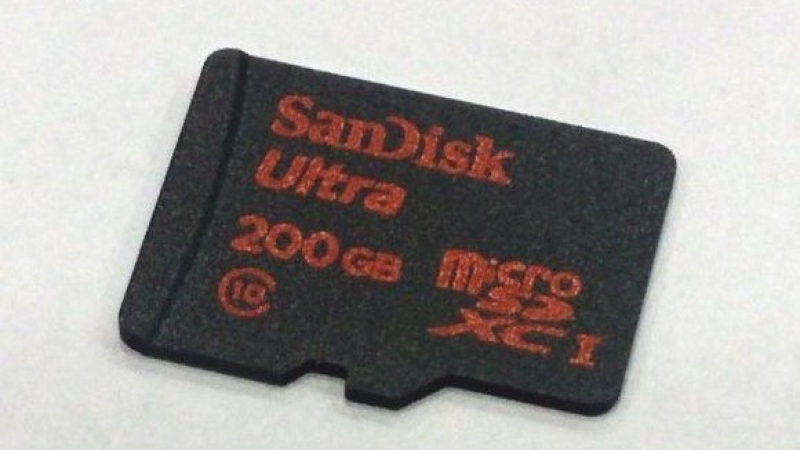 Създадоха микро SD с обем 200 гигабайта