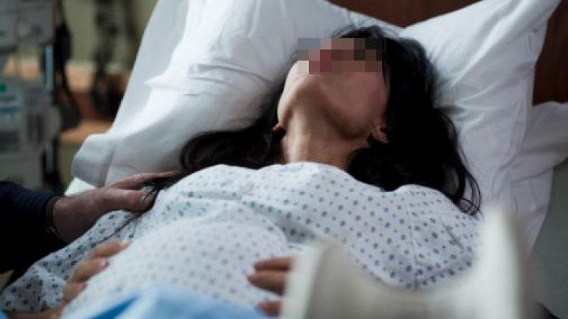 Спасената с хеликоптер бременна жена роди бебето