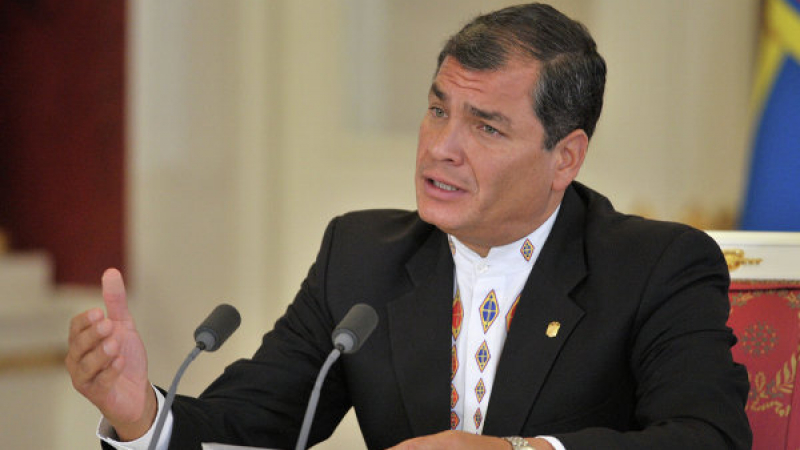 Еквадорският президент се включи в кампанията в подкрепа на Венецуела   