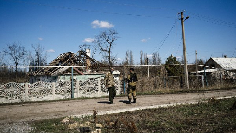 Стрелба беляза празника в Донецк