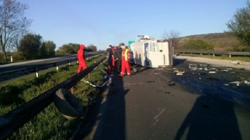 Тежка катастрофа на пътя Варна - Девня! 