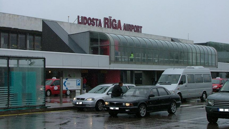 Паника на международното летище в Рига