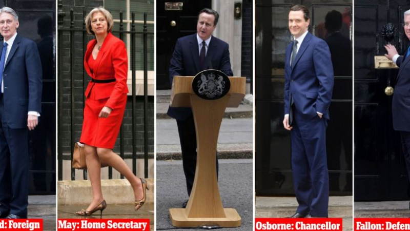 Камерън запазва четирима ключови министри 