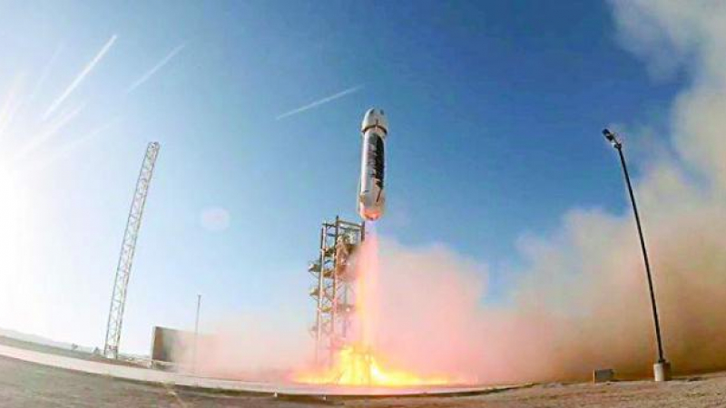 Amazon изпита собствена космическа ракета