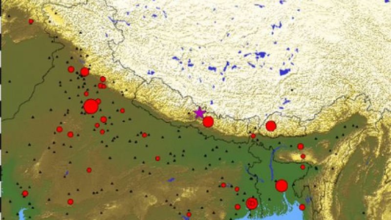 Мощният трус в Непал бил с магнитуд 7,4 по Рихтер (ВИДЕО)