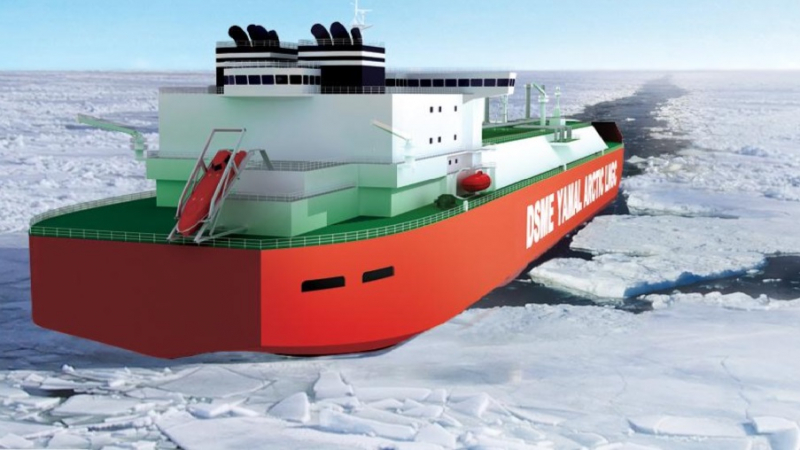 Първият в света танкер ледоразбивач ще минава през северния морски път