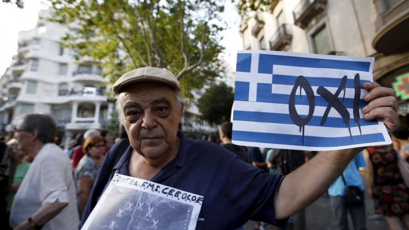 Гърция е разделена на две преди референдума