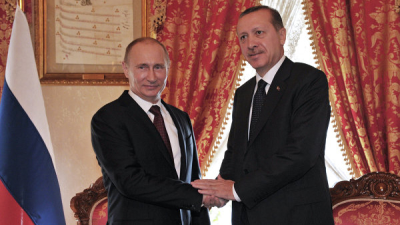 Путин проведе спешен разговор с Ердоган 