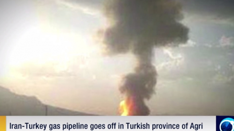 Взривиха газопровод в Турция (ВИДЕО)