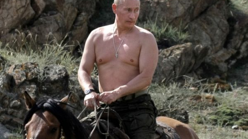 Путин хваща гората