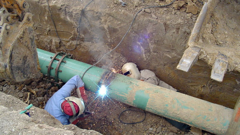 Свличане на земни маси повреди газопровод в Банско