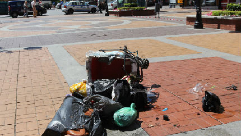 Взривиха изоставената чанта до метрото на НДК