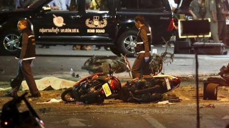 Тайландските власти имат запис на човека, заложил бомбата в Банкок