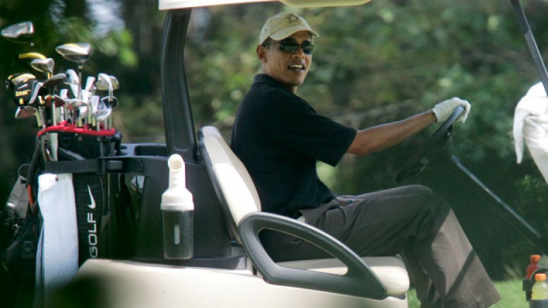 Обама не може без... голф