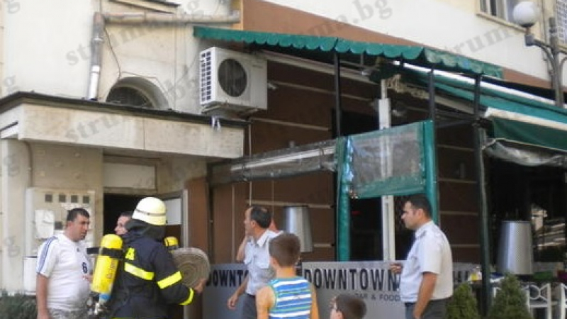 Загорял тиган подпали ресторант в центъра на Благоевград (СНИМКИ)