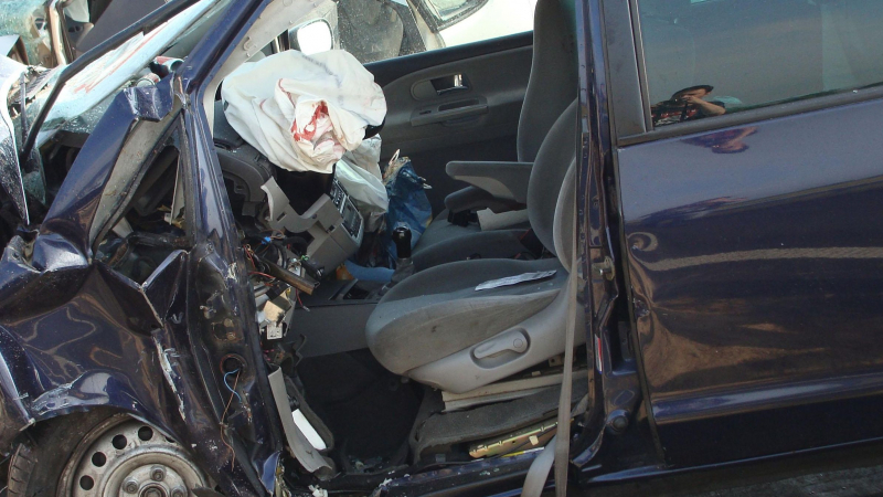 Ужас! От удара колата на загиналия  в Костиево Лъчезар се разцепила на две 