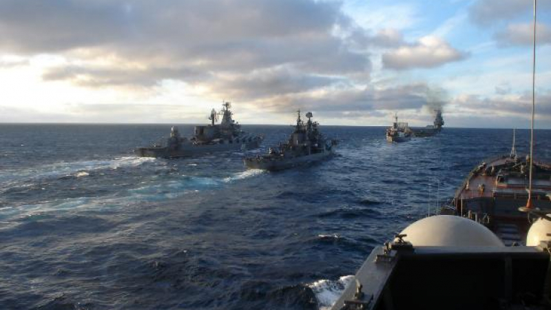 Москва тренира флота си край бреговете на Сирия