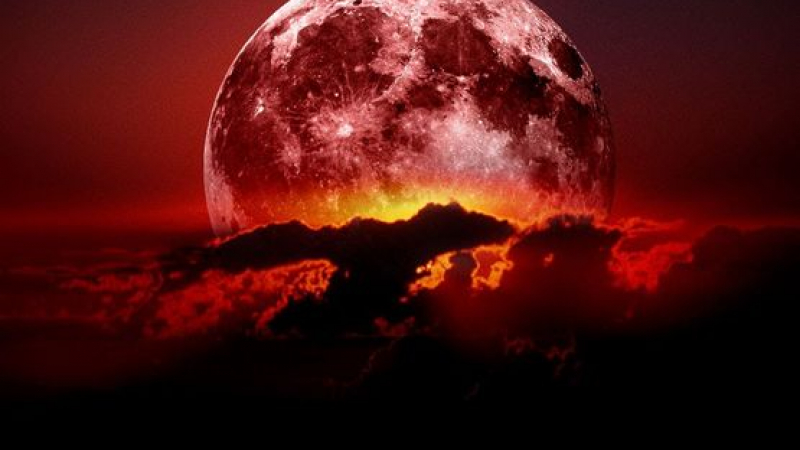 &quot;Кървава&quot; Луна предвещава Апокалипсиса на 28 септември 