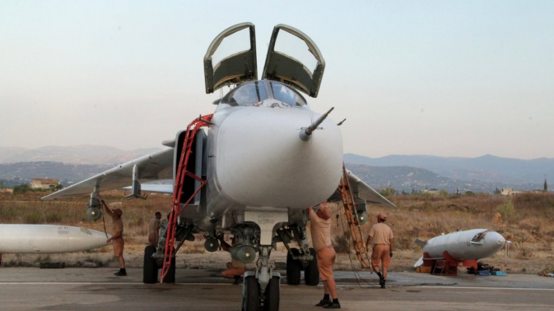 Ексклузивни СНИМКИ на руските бойни самолети в Сирия 
