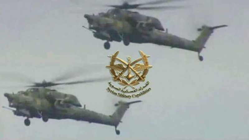 В Сирия се появиха най-новите руски бойни хеликоптери Ми-28