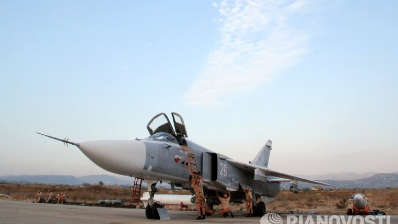 Су-24 унищожил команден пункт на терористи, замесени в атентати в Хомс и Дамаск