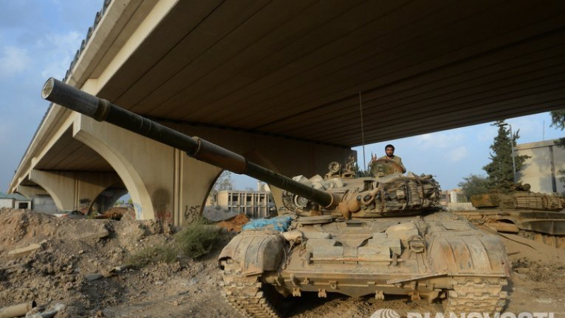 Ожесточени боеве: Как сирийската армия превзема предградие на Дамаск