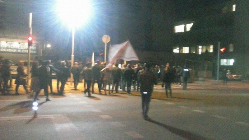 1000 полицаи се вдигнаха на протест в Пловдив