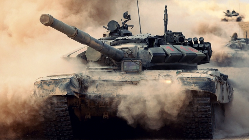 Изненада: Руснаците в Хмеймим най-после показаха танковете си Т-90