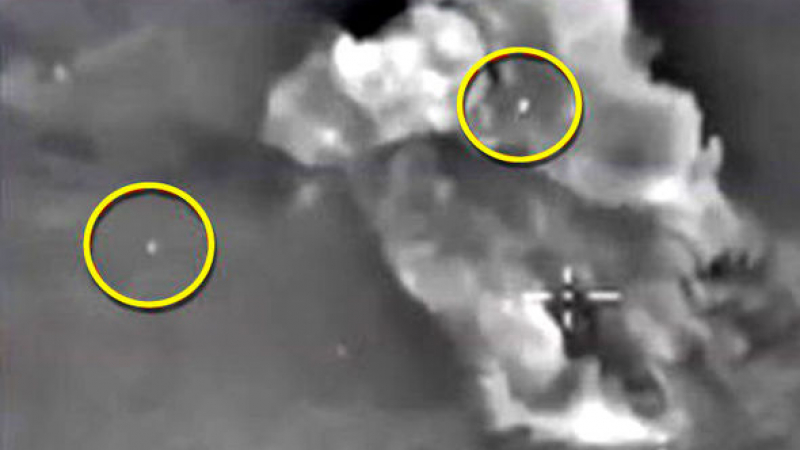 Експерти: НЛО наблюдават войната в Сирия (ВИДЕО)