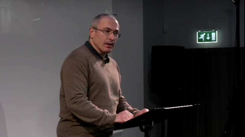 Главната прокуратура на Русия обвини Ходорковски в екстремизъм