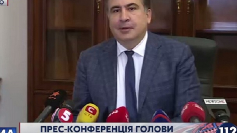 Ответен удар: Саакашвили обвини Аваков и Яценюк в тежки престъпления  (ВИДЕО)