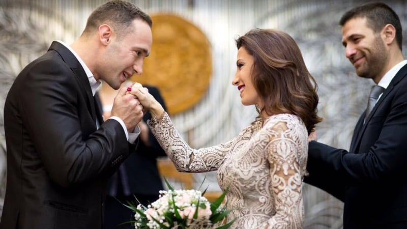 Дарин Ангелов вдигна пищна сватба с бившата на Тачо