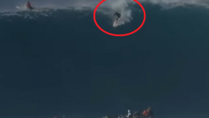 Ел Ниньо подлуди сърфистите: Това ли е най-откаченото падане във водата (ВИДЕО)