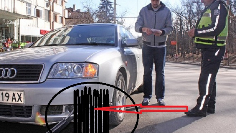 Това, което изскочи пред кола, едва не уби шофьор във Велико Търново (СНИМКИ)