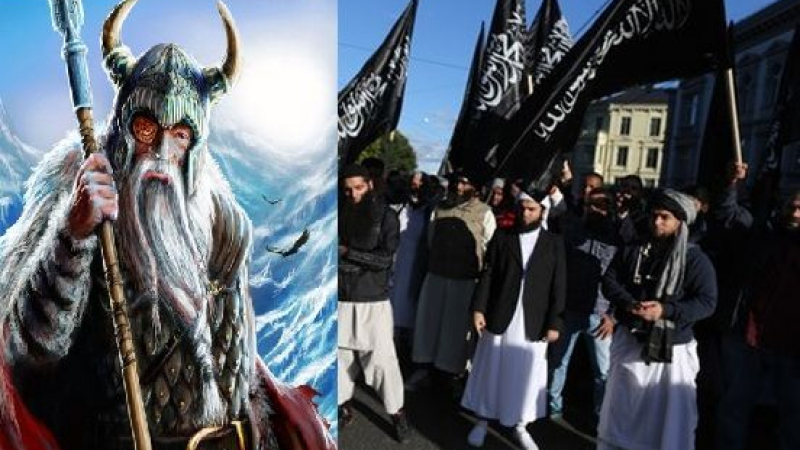 Паника в Осло: Ислямистки патрул с развято знаме на ИД тръгна да гони неверниците