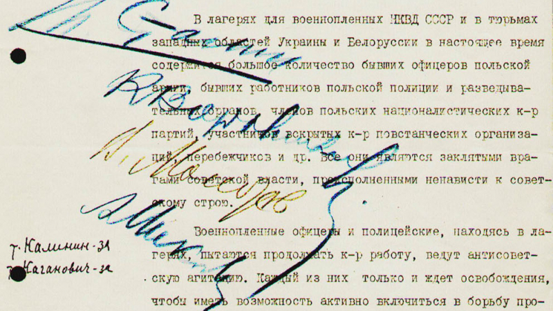 На този ден: През 1940 г. режимът на Сталин решава да избие хиляди полски военнопленници