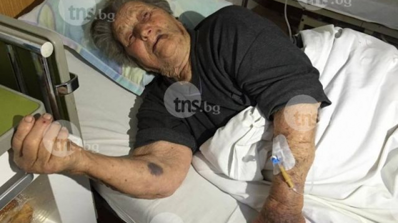 93-годишната баба Дона след най-кошмарната нощ в живота си: Беше страшно, мислех, че ще ме убие! (ВИДЕО)