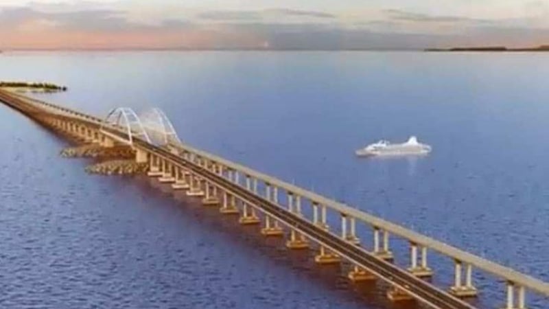 Уникално! Ето как ще изглежда Кримският мост (ВИДЕО)