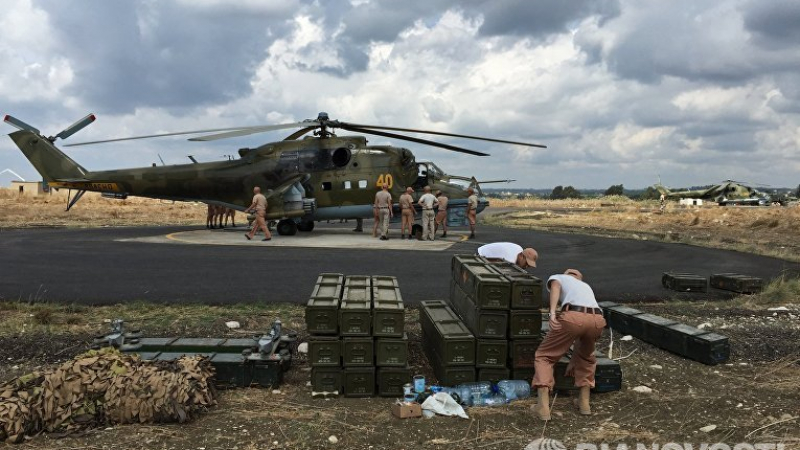 Още три руски вертолета напуснаха авиобазата Хмеймим в Сирия      
