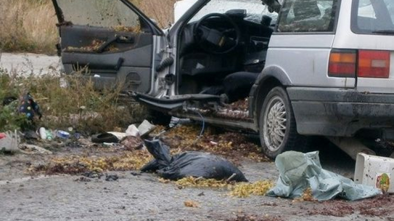 Трагедия на пътя! Мъж умря след челен удар в дърво край Варна 