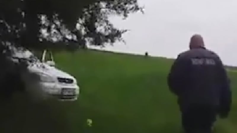 Скандално ВИДЕО! Полицаи се крият по храстите и снимат за скорост без знак