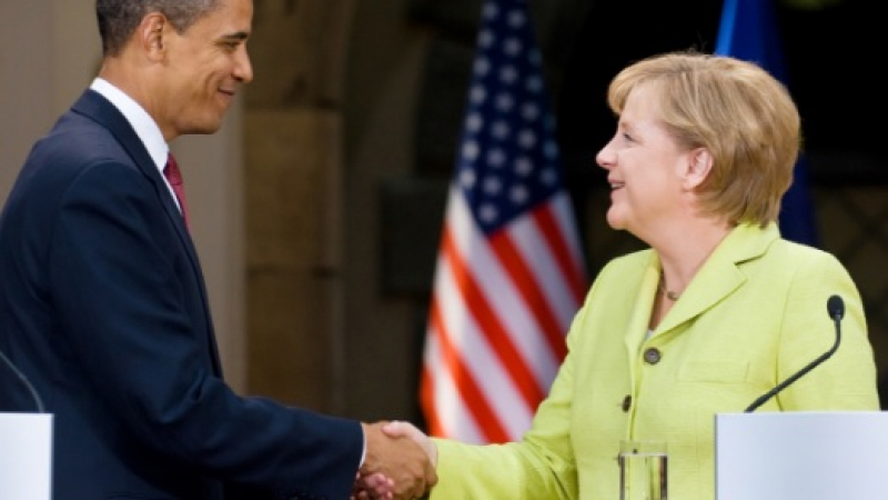 Меркел и Обама си стиснаха ръцете за ТТИП