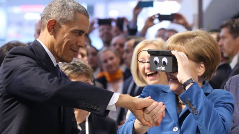 Обама трогна Меркел: Ти си моят довереник, а Русия действа силово (ВИДЕО)