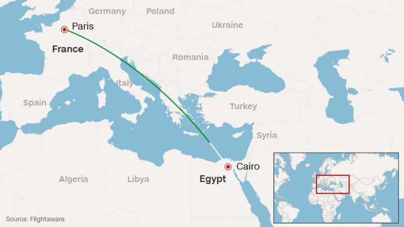 Буреносен облак или терористи са повалили Еърбъс А320 с трима охранители на борда в Средиземно море 