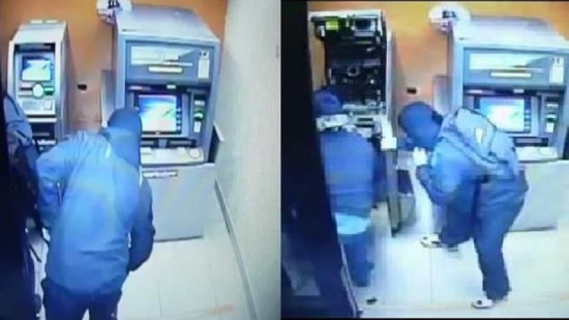 Чужденци разбиват наши банкомати за 20 секунди