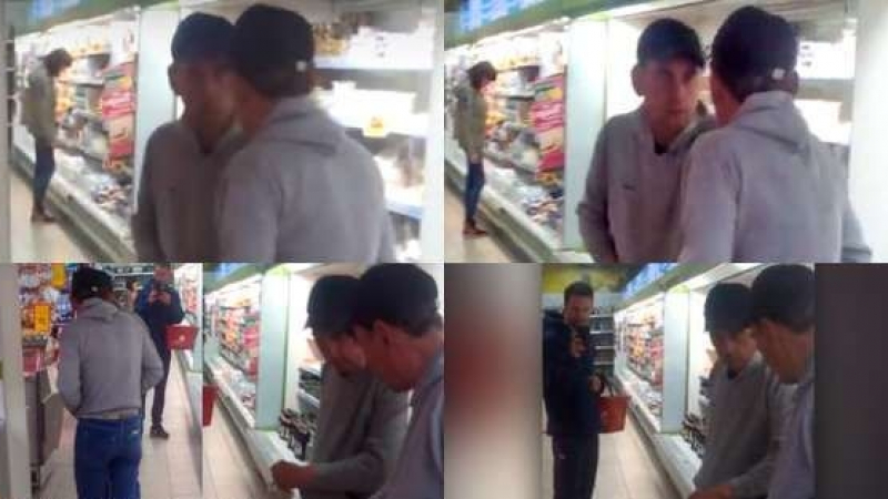 Пиян мъж влезе в супермаркета и се случи нещо много забавно (СНИМКИ/ВИДЕО)