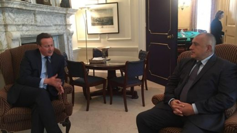 Премиерът Борисов се срещна с Дейвид Камерън (СНИМКИ)