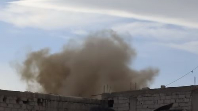 Ракета удари позиции на терористите до Дамаск (ВИДЕО)  