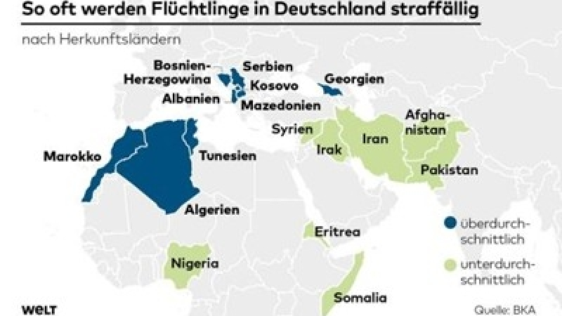 Мигранти от три страни вършат золумищата в Германия